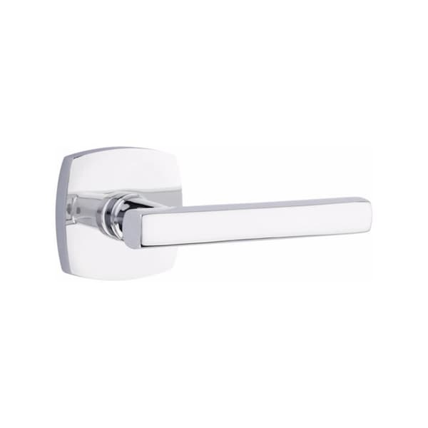 Emtek Freestone Lever Dummy Pair with Urban Modern Rose for 1-1/4 in to 2 in Door Polished Chrome Finish 5306FRLUS26 - main